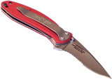 Kershaw Knives - Scallion Red Serrated - 1620RDST