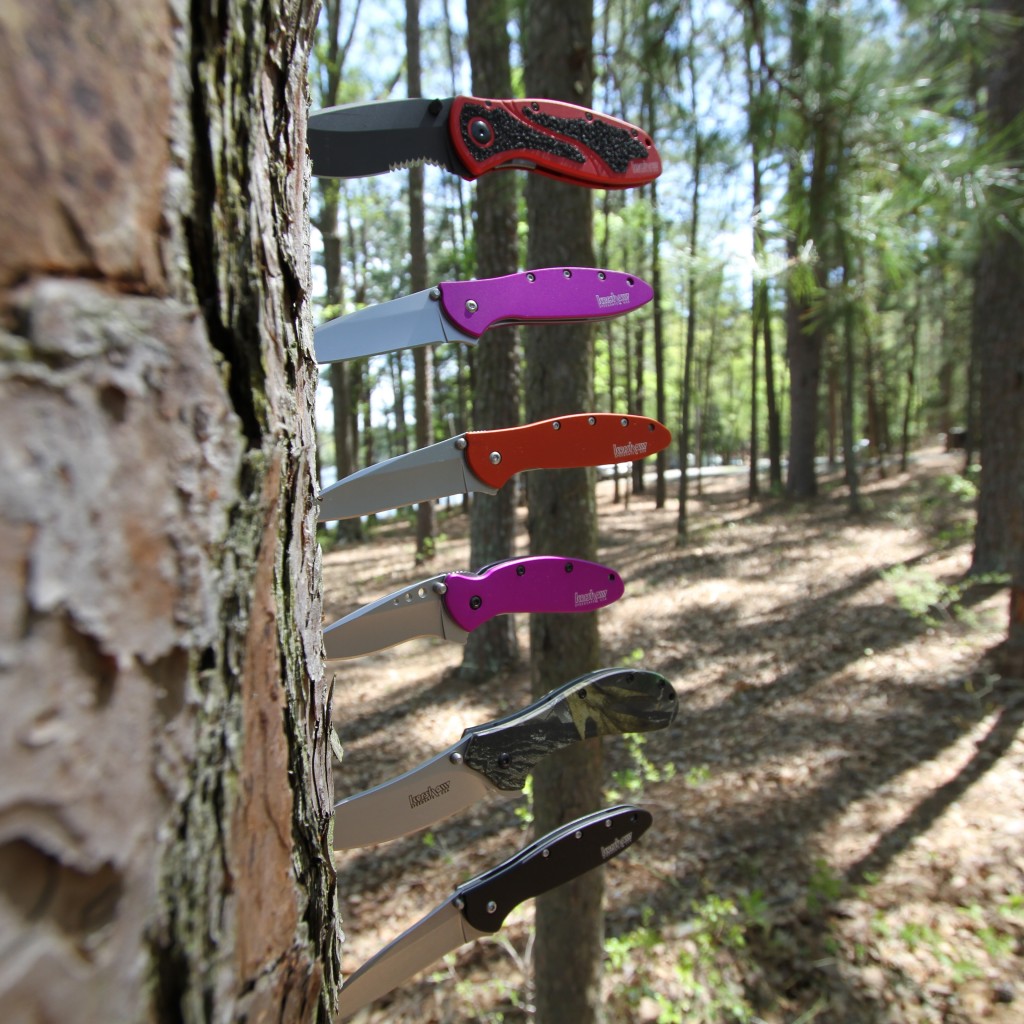 Colorful Kershaw Knives