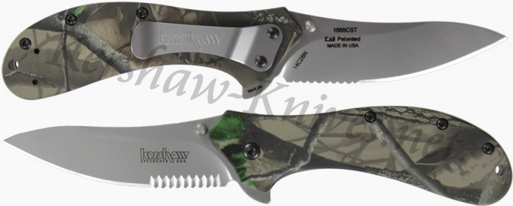 Kershaw Packrat Camo Handle 1665CST