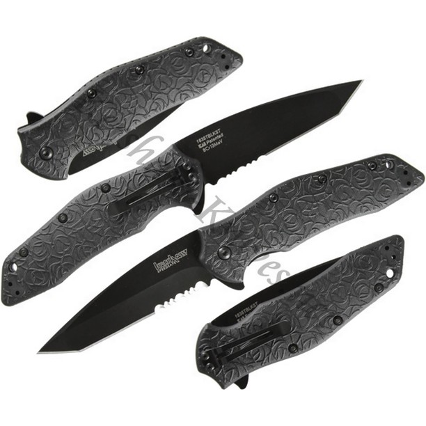 Check out the Kershaw Kure Tanto Knife 1835TBLKST with cool textured handle and partial serrated tanto design available now! Check out our video at www.Kershaw-Knives.net kershawknives kershaw tanto knife knives KnifeFriday knifecommunity black