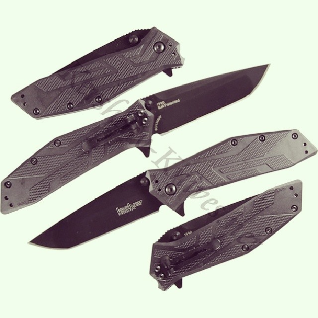 Kershaw Brawler 1990 with its modified tanto blade and wicked handle design, the Brawler really makes a statement. Get yours at www.Kershaw-Knives.net Kershaw kershawknives KnifeFriday Knifecommunity edc tanto blade knife gear tactical geometric style