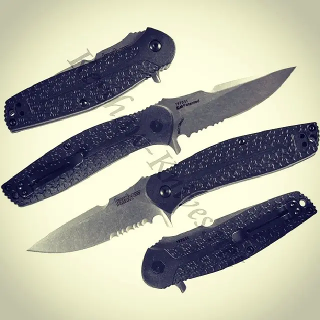 The Burst also has a partially serrated model, the Kershaw Burst Knife 1970ST. Really wicked pattern on the handle. Love it. Get one at www.Kershaw-Knives.net #Kershaw #KershawKnives #knife  #unique #design #pattern #fractal #stonewash #attention #awesome #wicked #edc #KnifeFriday #KnifeCommunity