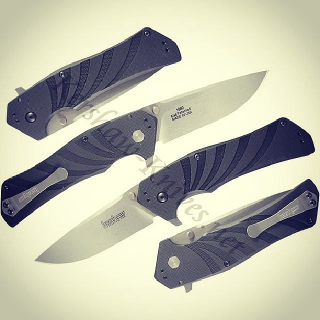 Kershaw Piston Knife 1860. Handle constructed out of machined G10. Liner Lock. Concealed lanyard attachment. Sweet design. Available at www.Kershaw-Knives.net Kershaw Kershawknives knife design piston folder design KnifeFriday