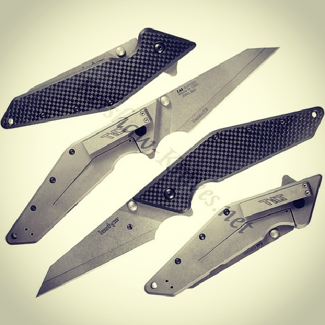What a knife.. The Kershaw Tilt Knife 4001SW Limited Edition, and boy we were so sad to see our last couple go. It has a dual component blade with a Vanax 75 cutting edge laminated to a 420 stainless steel core. One side of the handle is a titanium frame lock while the other side is scaled with carbon fiber. Even though it is manual opening, it glides open with speed and authority. www.Kershaw-Knives.net Kershaw kershawknives tilt knife limitededition knifestagram edc knifecommunity