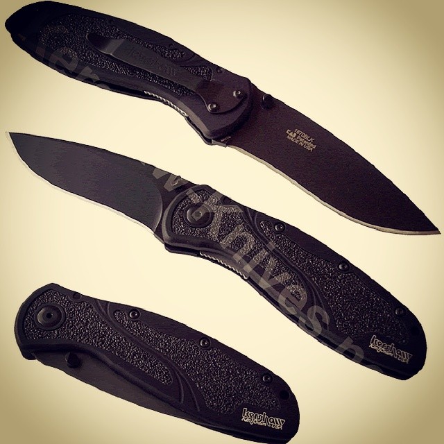 We love the Blurs.. and this one is the Kershaw Ken Onion Blur Black 1670BLK. Available at www.Kershaw-Knives.net Kershaw Kershawknives knife kenonion blur black edc folder texture design knifefanatics KnifeSaturday KnifeCommunity