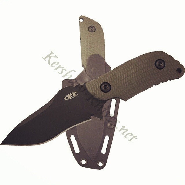 Zero Tolerance Ranger Knife 0121. Full tang, fixed-blade military knife. Ranger green handle of textured G-10. Non-relective and corrosion resistant. Get yours today at www.Kershaw-Knives.net zerotolerance zerotoleranceknives zt ranger military knife soldier army knifestagram knifesaturday knifecommunity