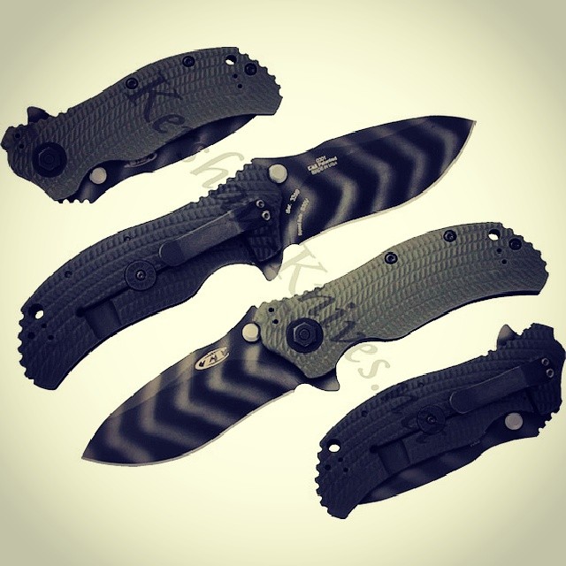 This is the Ranger green version of the Zero Tolerance combat folder, the Kershaw Zero Tolerance Knife 0301 Ranger. Assisted opening S30V blade with a G-10 handle w/textured scales. Blade also has a striped camo pattern on top of a tungsten dlc coating. Ambidextrous thumbstuds & flipper on spine are oversized a little so you can deploy the blade even with gloves on. Quad pocket clip mounting system. Made in the USA. Available at www.Kershaw-Knives.net kershaw kershawknives ranger zerotolerance zt combat folder tactical military edc camo tungsten madeintheusa