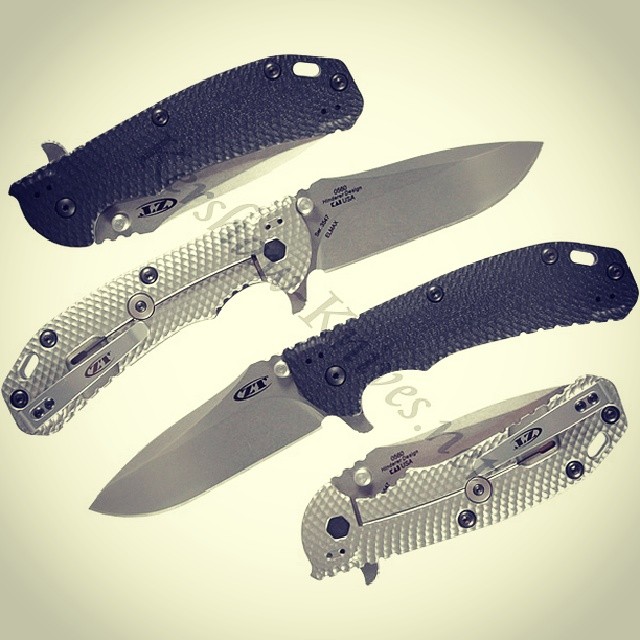 This is the Zero Tolerance 0560 Rick Hinderer Knife. ELMAX powdered steel blade in a stonewashed finish. Titanium handle with 3D machined pattern. Generous finger guard and grip. KVT ball bearing system for smooth, fast deployment. Available at www.Kershaw-Knives.net zerotolerance zerotoleranceknives knife rick hinderer stonewash machine kershaw zt edc