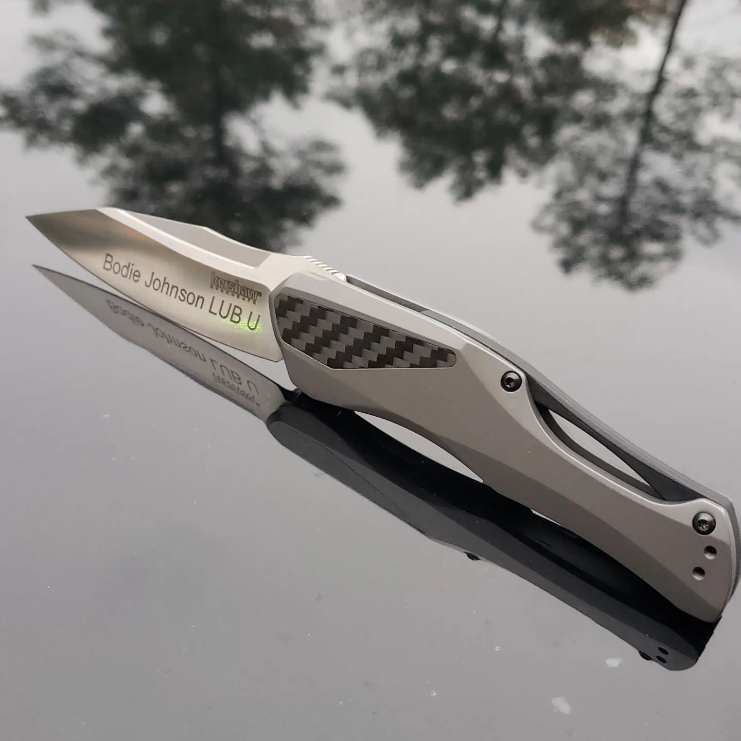 The Kershaw Collateral 5500 sure looks good with laser engraving.

https://www.kershaw-knives.net/Kershaw-Collateral-5500

#kershawknives #kershawcollateral #knives #laserengraving