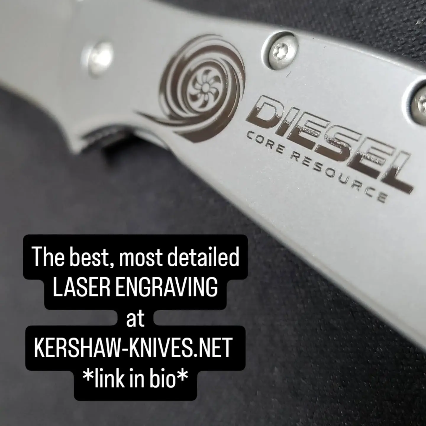 Settle for nothing less than the best laser engraving!
Kershaw-Knives.net
#knives #laserengraver #laserengraving #kershawknives #kershawleek #leek #1660 #kershaw1660