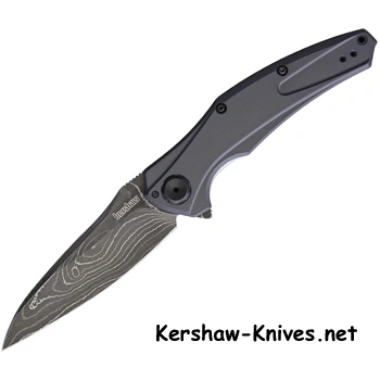Kershaw Bareknuckle Knif with Damascus Blade 7777DAM