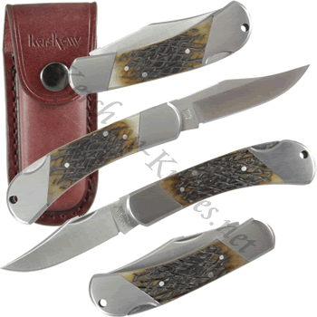 Kershaw Black Gulch Jigged Bone Knife 3120JB