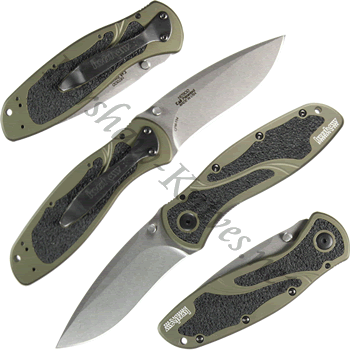 Kershaw Blur Stone Washed Knife 1670OD