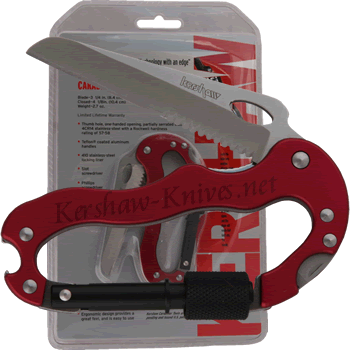 Kershaw Red Carabiner Tool 1004RDX