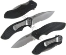 Kershaw Clash Serrated Knife 1605ST Knife Bag Combo