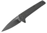 Kershaw Fatback Black Flipper Knife 1935 Kershaw Fatback Black Flipper Knife 1935