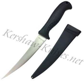 Kershaw 1250 Fillet Knife 6 inch blade w/ Hard Plastic Sheath