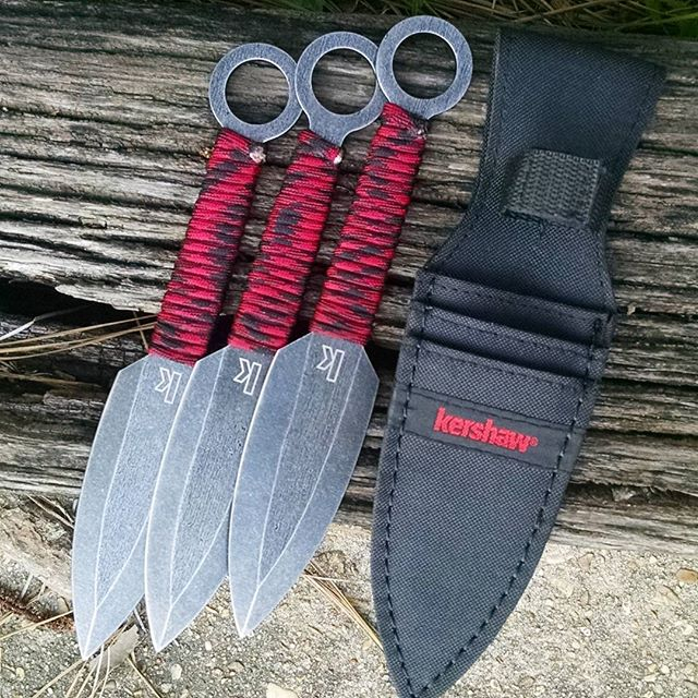 Kershaw Ion Throwing Knives 1747BWRX