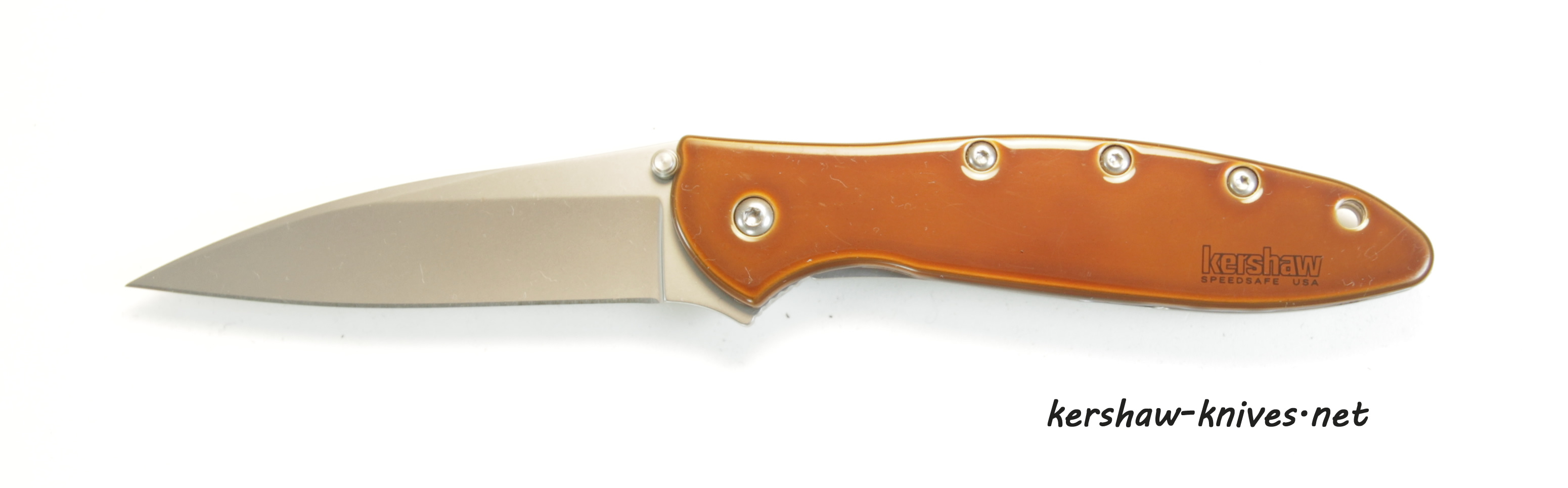 Kershaw Leek Knife with Copper Handle