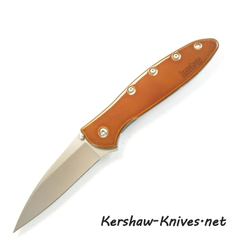Kershaw Leek Knife with Copper Handle