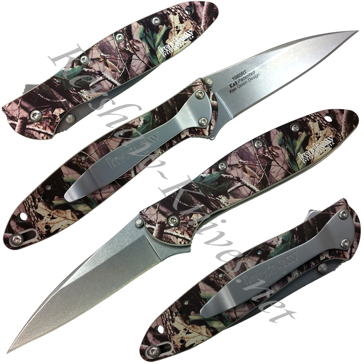 Kershaw Leek Realtree Camo Stonewash Knife 1660RT