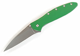Kershaw Leek Knife with Tractor Green Handle Kershaw Leek Knife with Tractor Green Handle