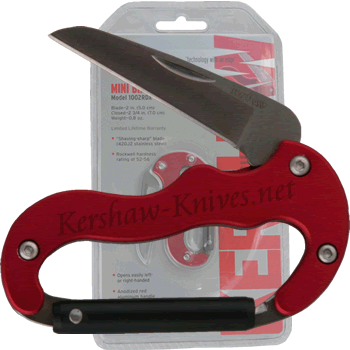 Kershaw 1002RDX Red Mini Biner Carabiner