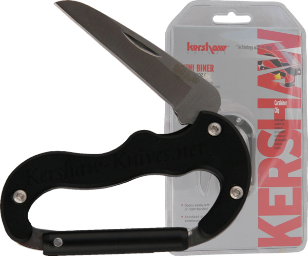 Kershaw 1002X Black Mini Biner Carabiner
