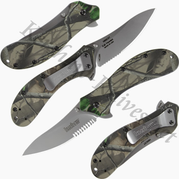 Kershaw Packrat Camo Serrated Knife 1665CST Kershaw Packrat Camo Serrated Knife 1665CST