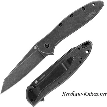 Kershaw Random Leek Blackwash Knife 1660RBW