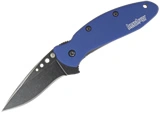 Kershaw Scallion Blackwash Navy Blue 1620BWBL 1620BWNB