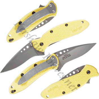 Kershaw Scallion Yellow Knife 1620YL