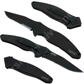 Kershaw Shallot Black Serrated 1840CKTST