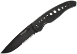 Kershaw Vapor III Black Serrated Knife 1655BLKST