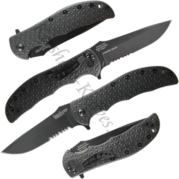 Kershaw Volt II Black Serrated Knife 3650CKTST