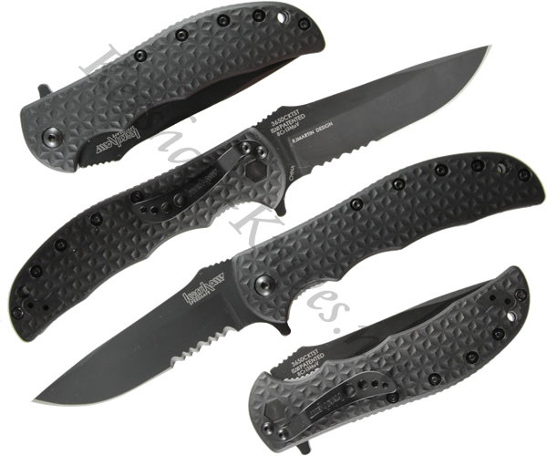 Kershaw Volt II Black Serrated Knife 3650CKTST