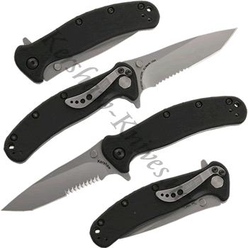 Kershaw Zing Tanto Serrated Knife 1735TST